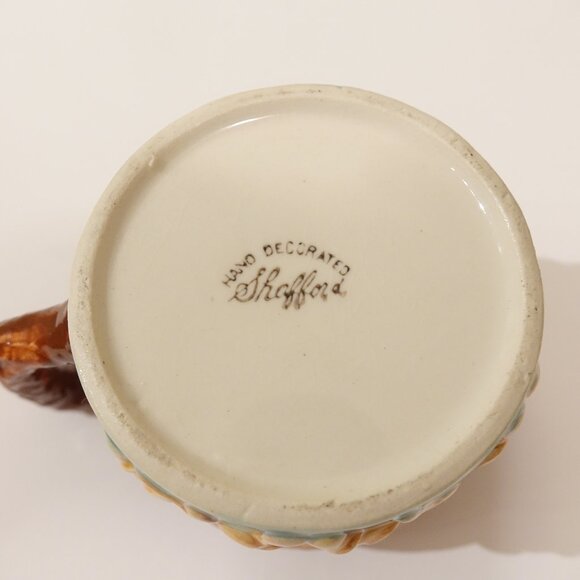 🍄 Vintage Ceramic Mushroom Theme Teapot with Snail Handle Lid 🍄 - Picture 11 of 13